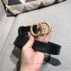 Perfect Replica CD Black Leather Belt For Women - Bronze Buckle (2)_th.jpg